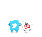 Social Icons kleinTW + YT