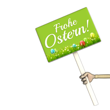 Ostergrüße von rechts<br/>mittel