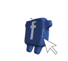 Facebook-Koo 2, der aufIhre Facebook-Seite linkt