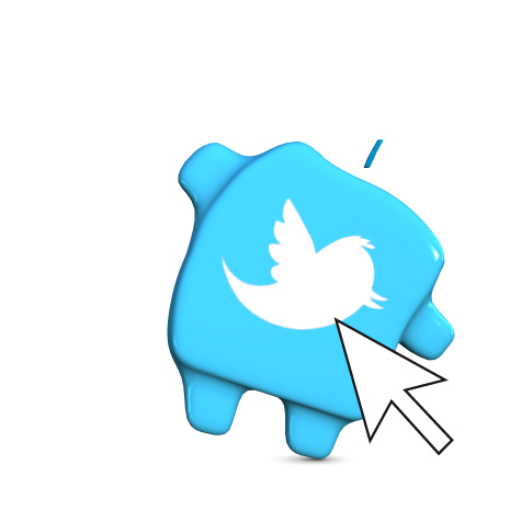 Twitter-Koo 3, der auf<br/>Ihre Twitter-Seite linkt