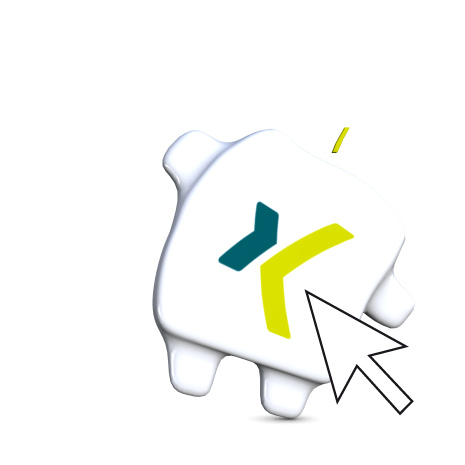 XING-Koo 3, der auf<br/>Ihre XING-Seite linkt