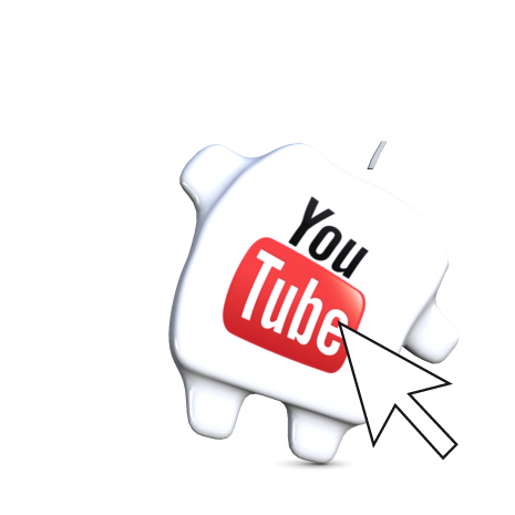 YouTube-Koo 3, der auf<br/>Ihre YouTube-Seite linkt