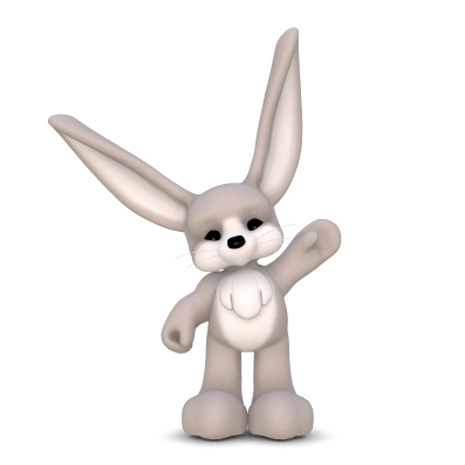 Winkender Hase<br/>mittel
