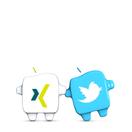 Social Icons<br />XI + TW